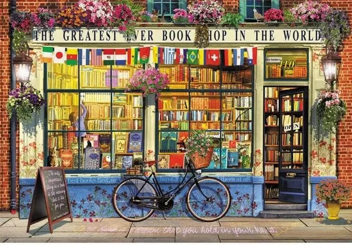 1000/500/300/120 Pieces Art Wooden Puzzle Challenging Beautiful At Bookstore of The World Jigsaw Puzzles for Adult Birthday Gift
1000/500/300/120 Pieces Art Wooden Puzzle Challenging Beautiful At Bookstore of The World Jigsaw Puzzles for Adult Birthday Gift