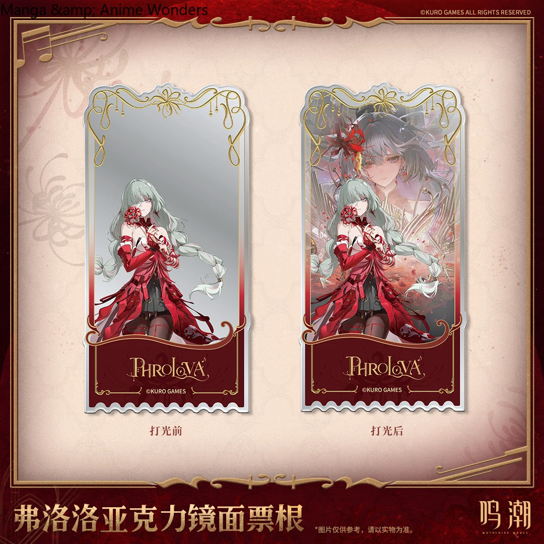 Предпродажа, официальный оригинальный Wuthering Waves Phrolova, акриловое зеркало для косплея, коробка для билетов, аниме, подарочная коллекция на Хэллоуин 
Предпродажа, официальный оригинальный Wuthering Waves Phrolova, акриловое зеркало для косплея, коробка для билетов, аниме, подарочная коллекция на Хэллоуин