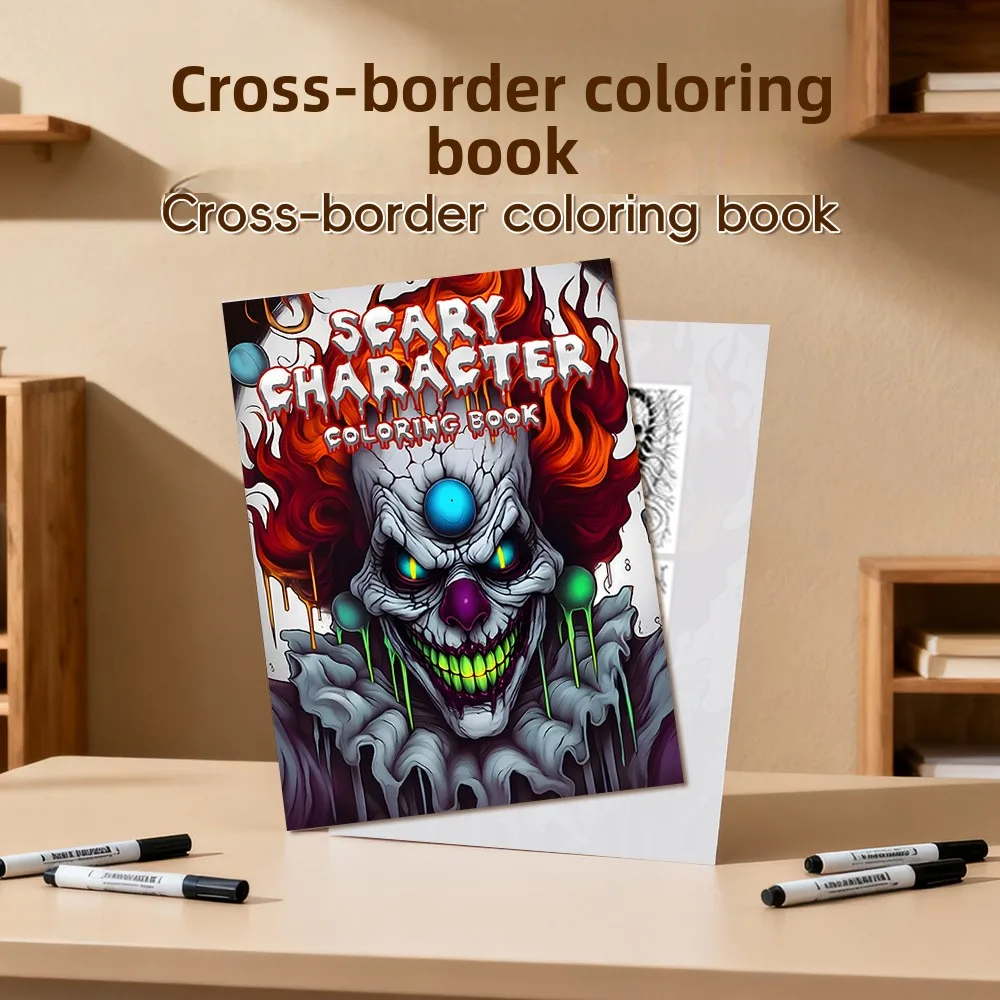 A4 Scary Characters Coloring Book Horror Gothic Dark Fantasy Illustrations for Adults Stress Relief Art Therapy Gift
A4 Scary Characters Coloring Book Horror Gothic Dark Fantasy Illustrations for Adults Stress Relief Art Therapy Gift