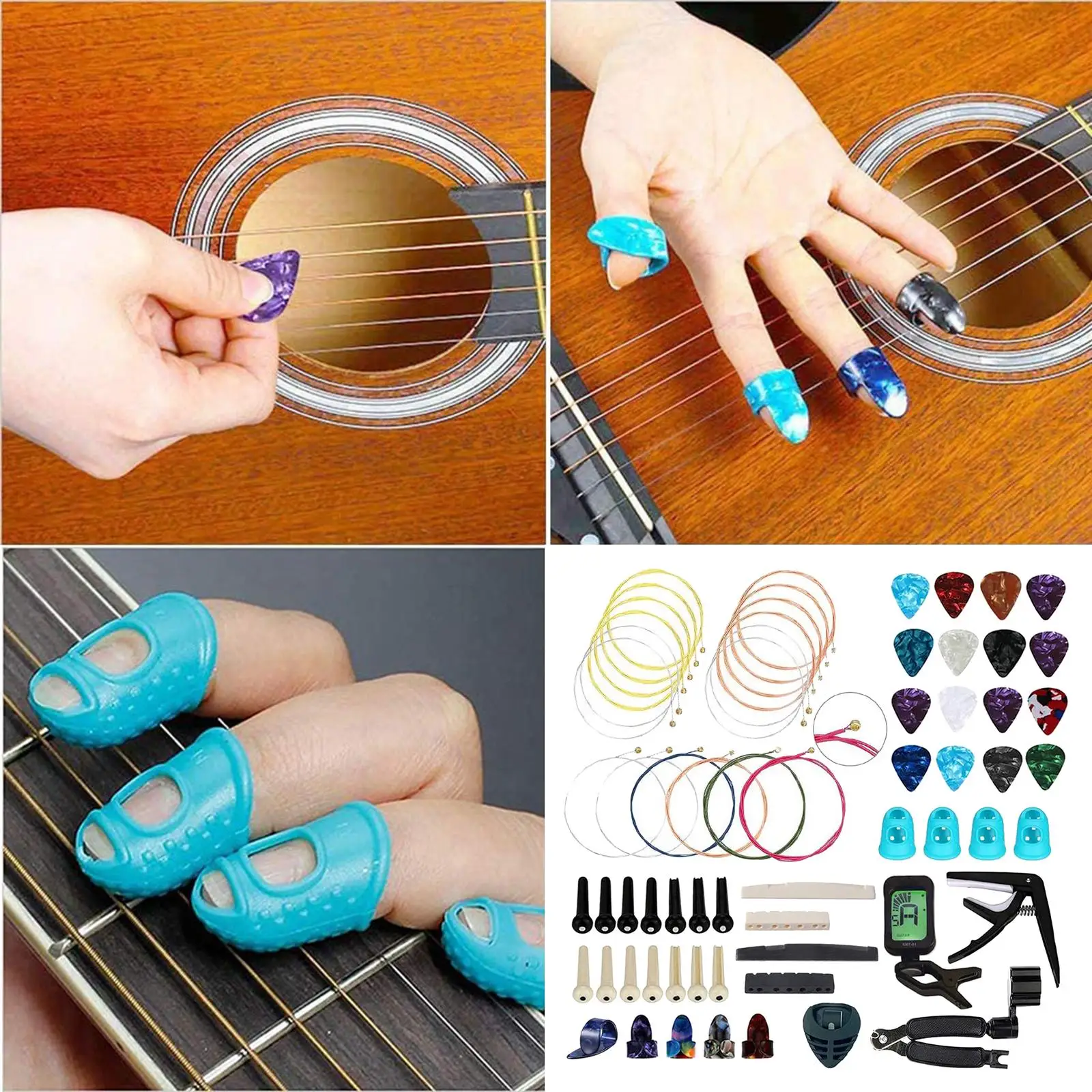 66 шт. комплект аксессуаров для гитары включает струны, инструмент для отдыха 3-в-1, медиаторы
66 шт. комплект аксессуаров для гитары включает струны, инструмент для отдыха 3-в-1, медиаторы