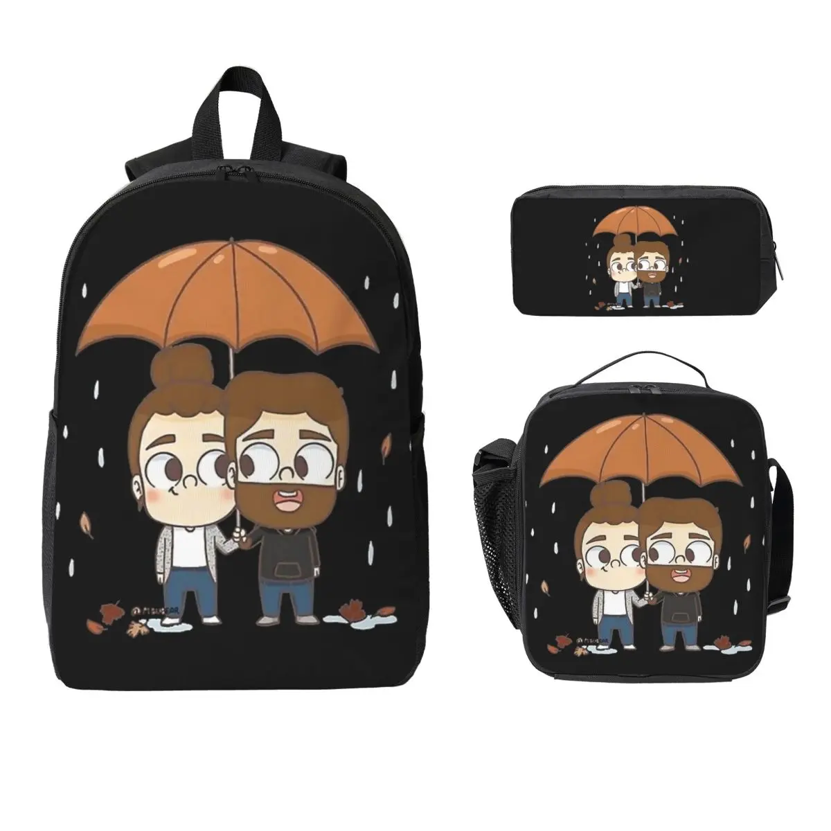 Pibubear Backpack Student Boys Girls BookBag School Bag Computer Shoulder Bags 3ps Insulated Lunch Bag Pencil Case
Pibubear Backpack Student Boys Girls BookBag School Bag Computer Shoulder Bags 3ps Insulated Lunch Bag Pencil Case