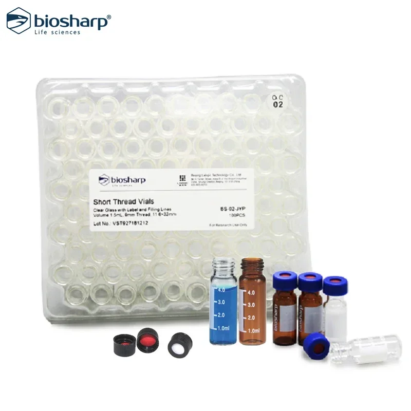 2/4ml Biosharp Vials Science Lab Vials Guaranteed Autosampler Grab, Compatible with Various Model Autosamplers(without cover)
2/4ml Biosharp Vials Science Lab Vials Guaranteed Autosampler Grab, Compatible with Various Model Autosamplers(without cover)