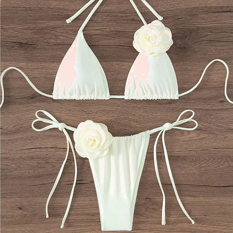 S-L Sexy 3D Flowers Halter Strappy Bikini Set Women Swimwear Two-Pieces Bathing Suit Push Up Swimsuit
S-L Sexy 3D Flowers Halter Strappy Bikini Set Women Swimwear Two-Pieces Bathing Suit Push Up Swimsuit