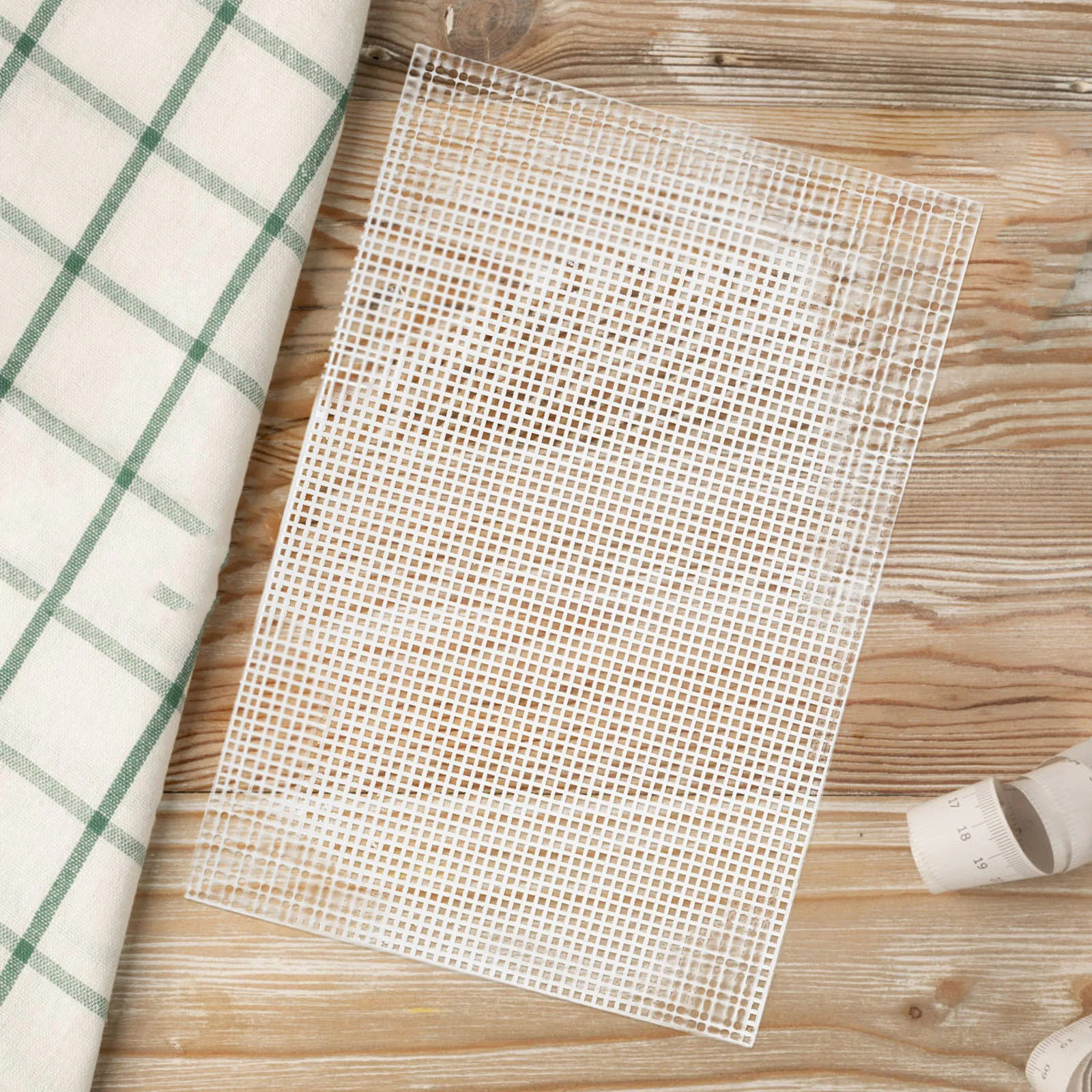 5Pcs Plastic Mesh Canvas Sheets Embroidery Fabric White Durable for DIY Cross Stitch Needlework and Crafting Crochet Mesh 
5Pcs Plastic Mesh Canvas Sheets Embroidery Fabric White Durable for DIY Cross Stitch Needlework and Crafting Crochet Mesh
