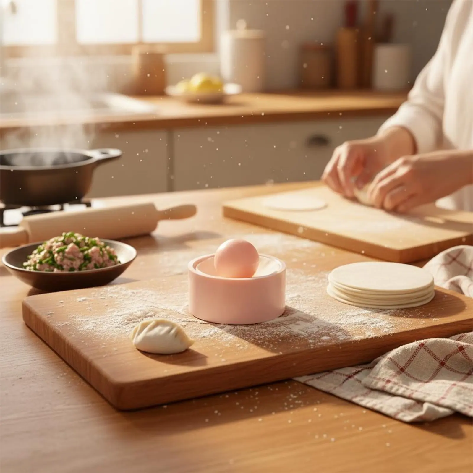 Dumpling Skin Press Quick Shaping Dumpling Wrapper Press Manual Pastry Presser Versatile Manual Pastry Press Efficient
Dumpling Skin Press Quick Shaping Dumpling Wrapper Press Manual Pastry Presser Versatile Manual Pastry Press Efficient