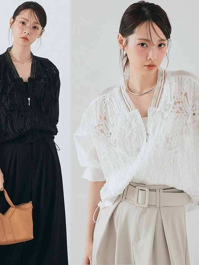 Heavy Embroidery Hollow out Baseball Collar Lace Open Cardigan Air Conditioning Shirt Sun Protection Women's Loose Fit Long S...
Heavy Embroidery Hollow out Baseball Collar Lace Open Cardigan Air Conditioning Shirt Sun Protection Women's Loose Fit Long S...