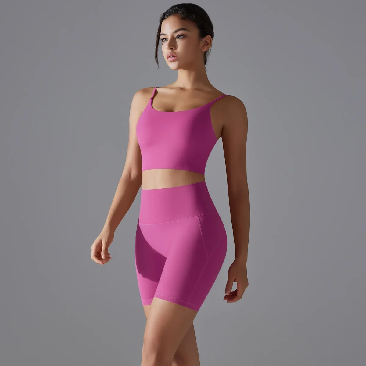 Seamless Yoga Sets Sports Fitness High Waist Hip Lift Tight Yoga Sports Bra Shorts Set Running Workout Gym Tracksuits for Women
Seamless Yoga Sets Sports Fitness High Waist Hip Lift Tight Yoga Sports Bra Shorts Set Running Workout Gym Tracksuits for Women