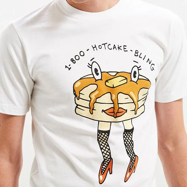 That Food Cray Hotcakes Tee T-Shirt Loose Crew Neck Trendy Men's Women's Short Sleeve Versatile Vintage Alphabet Pattern T-Shirt
That Food Cray Hotcakes Tee T-Shirt Loose Crew Neck Trendy Men's Women's Short Sleeve Versatile Vintage Alphabet Pattern T-Shirt