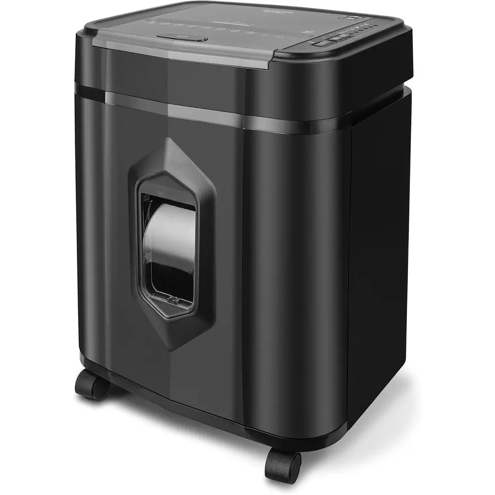 High-Security 120-Sheet Auto Feed Micro-Cut Shredder with 60-Minute Run Time, P-5 Level
High-Security 120-Sheet Auto Feed Micro-Cut Shredder with 60-Minute Run Time, P-5 Level