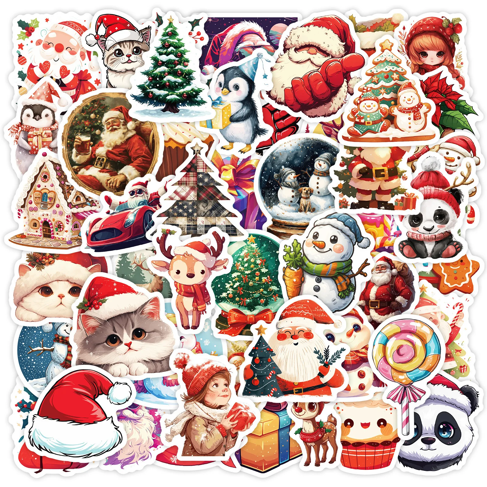 50pcs Christmas Stickers Santa Bell Gift Waterproof Decals Phone Bike Wall Scrapbook Motorcycle Cartoon Sticker for Kids Gifts
50pcs Christmas Stickers Santa Bell Gift Waterproof Decals Phone Bike Wall Scrapbook Motorcycle Cartoon Sticker for Kids Gifts