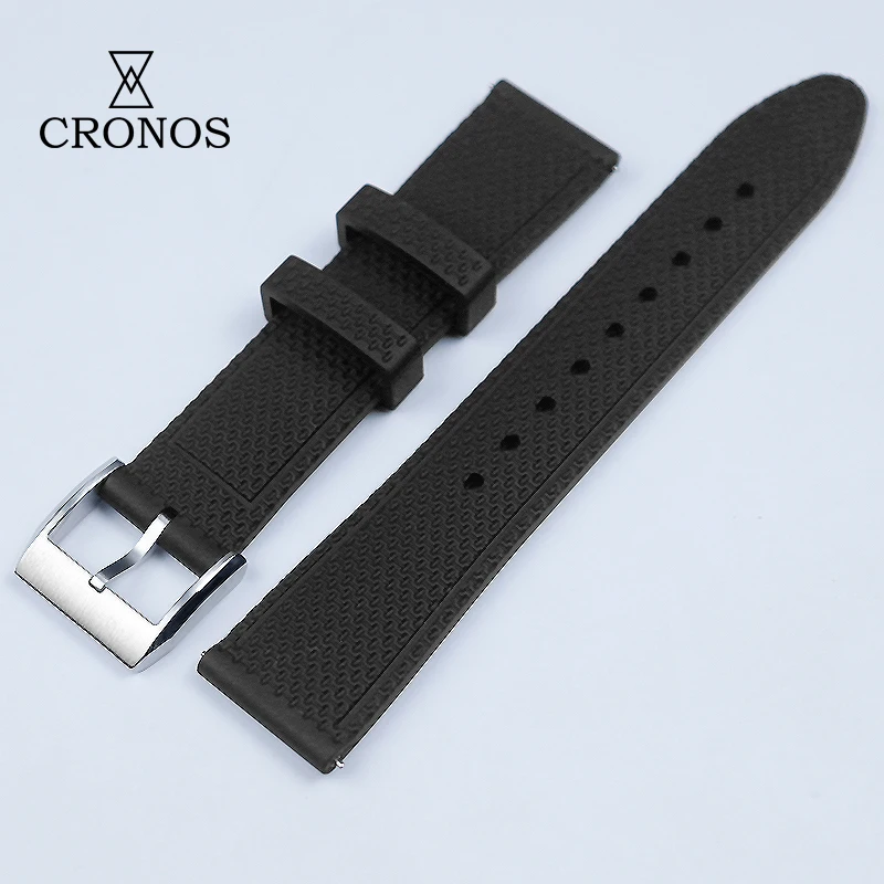 Детали часов Cronos, резиновый ремешок для механических мужских часов, плоские концы, 20 мм, стальная бронзовая пряжка, быстросъемная пряжка
Детали часов Cronos, резиновый ремешок для механических мужских часов, плоские концы, 20 мм, стальная бронзовая пряжка, быстросъемная пряжка