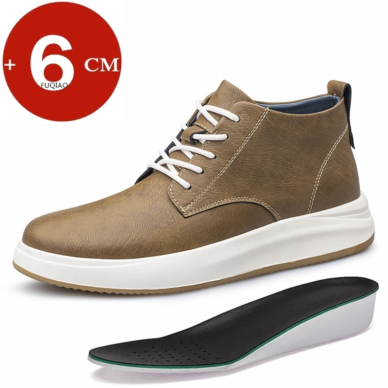 2026 New Men's Genuine Leather High-top Elevator Casual Shoes Lace-up High-quality Height Increasing Shoes Outdoor Hiking Sports
2026 New Men's Genuine Leather High-top Elevator Casual Shoes Lace-up High-quality Height Increasing Shoes Outdoor Hiking Sports