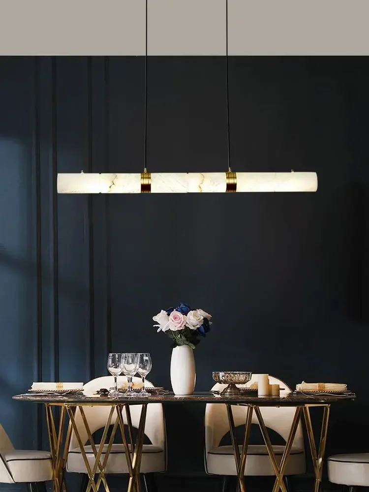 Modern Hanging Lamps Dimmable Marble Linear Chandeliers Lighting White Suspension Luminaire Led Lights Lampen for Dinning Room
Modern Hanging Lamps Dimmable Marble Linear Chandeliers Lighting White Suspension Luminaire Led Lights Lampen for Dinning Room