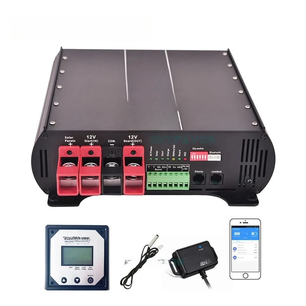 Многофункциональное зарядное устройство для аккумуляторов 12 В: 12В 60А DC-DC, 12В 40А AC-DC и 30А солнечное зарядное устройство MPPT для автодомов и яхт
Многофункциональное зарядное устройство для аккумуляторов 12 В: 12В 60А DC-DC, 12В 40А AC-DC и 30А солнечное зарядное устройство MPPT для автодомов и яхт