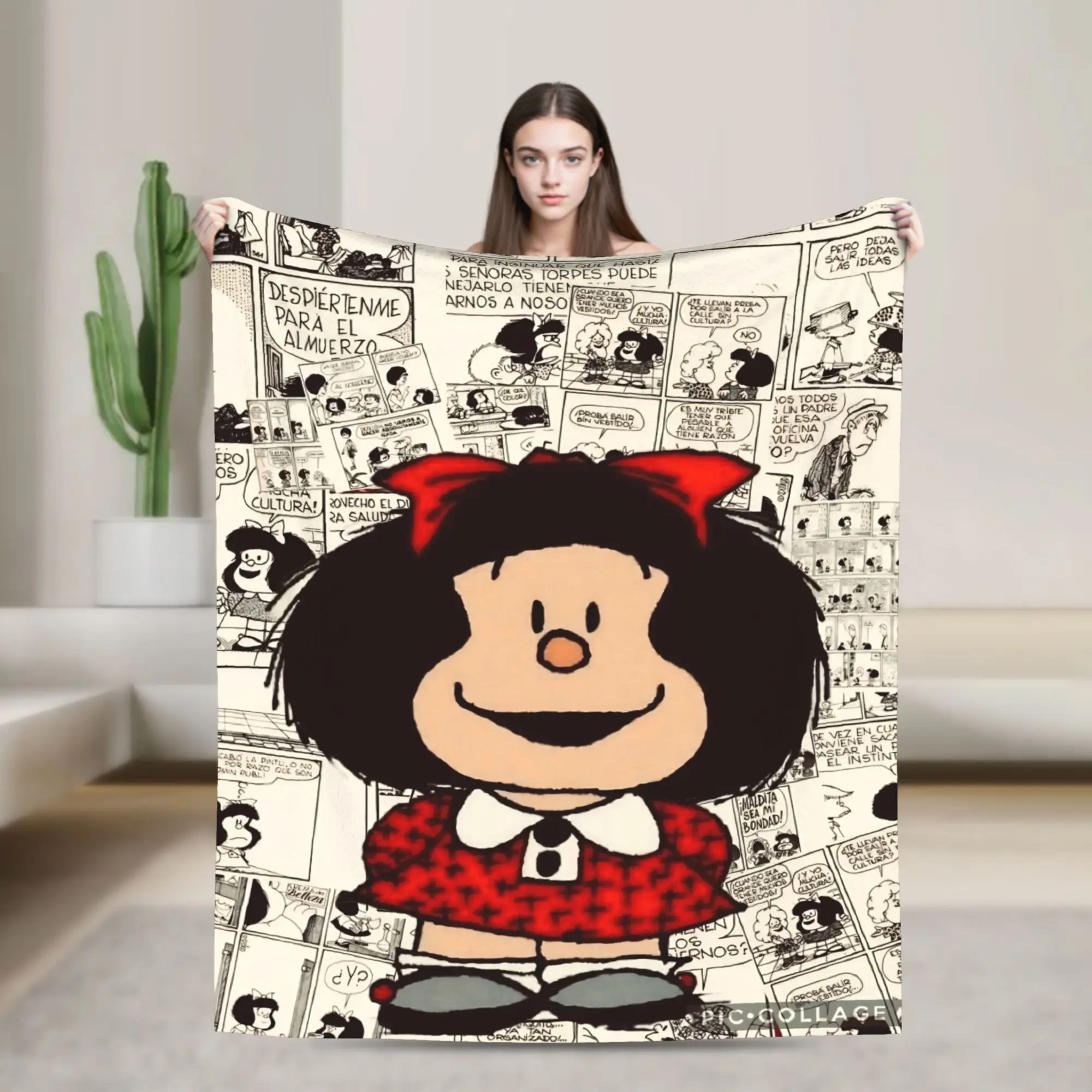 Mafaldas Cartoon Blanket Picnic Flannel Throw Blanket For Couch Bed Soft Design Quality Bedspread Gift
Mafaldas Cartoon Blanket Picnic Flannel Throw Blanket For Couch Bed Soft Design Quality Bedspread Gift