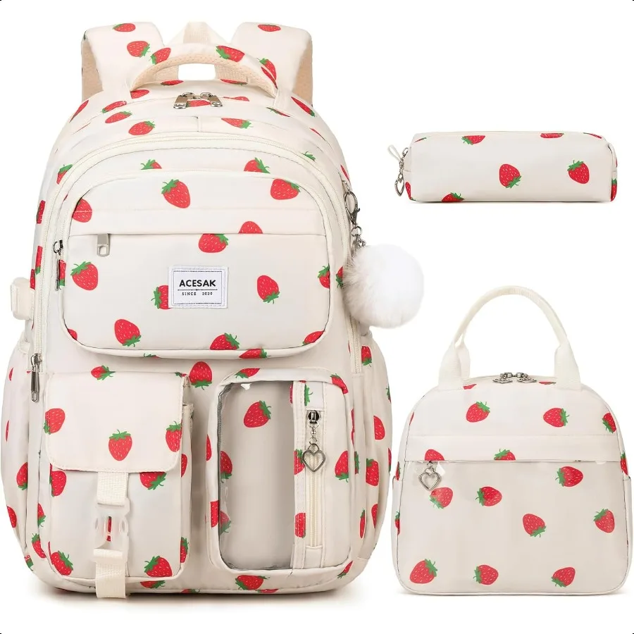 Backpack for Girls Girls Backpack with Lunch Bag Pencil Pouch for Teen Laptop Backpack for Women Elementary Middle High School
Backpack for Girls Girls Backpack with Lunch Bag Pencil Pouch for Teen Laptop Backpack for Women Elementary Middle High School