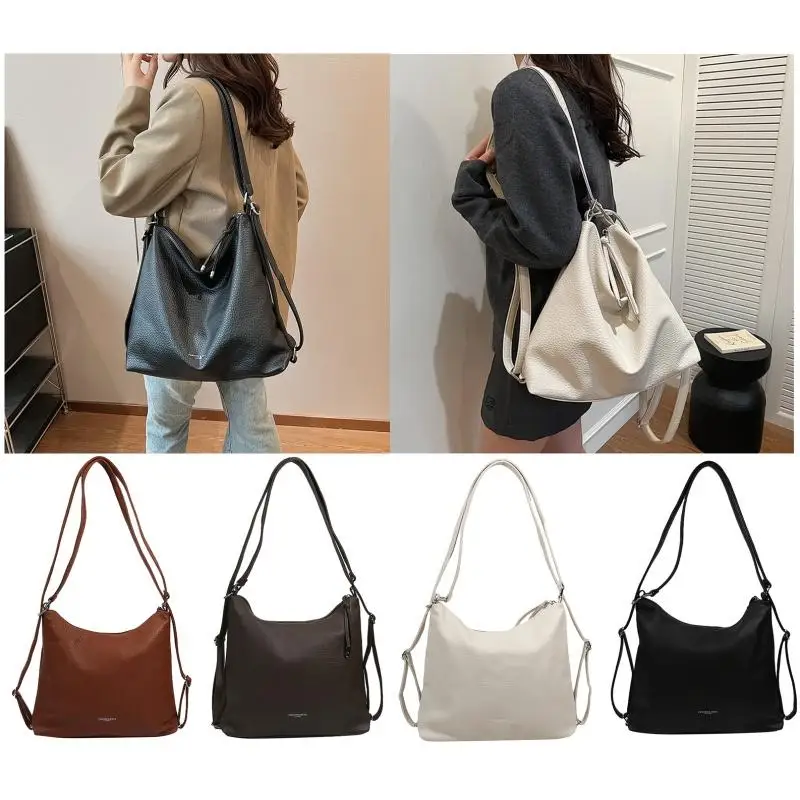 Female Leisure And Fashion PU Leather Women Handbags Shoulder Bags Vintage Lichee Pattern Tote Bag Convertible Shoulders
Female Leisure And Fashion PU Leather Women Handbags Shoulder Bags Vintage Lichee Pattern Tote Bag Convertible Shoulders