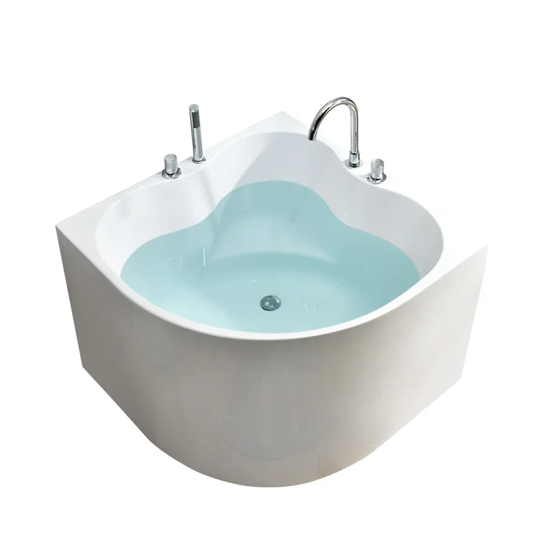 Ванна Угловая веерообразная ванная комната, независимая бесшовная встроенная акриловая маленькая мини-ванна
Ванна Угловая веерообразная ванная комната, независимая бесшовная встроенная акриловая маленькая мини-ванна