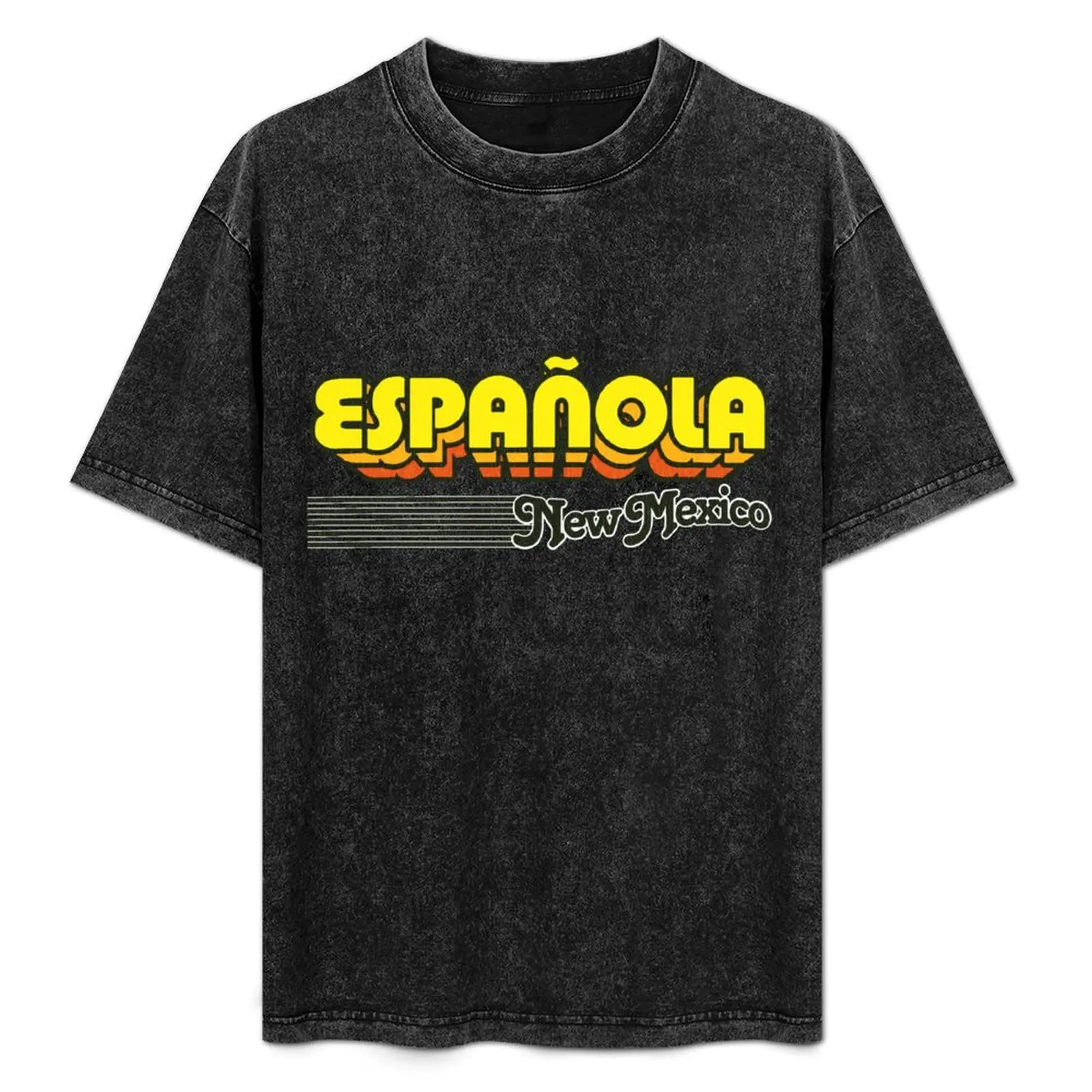 Espaola, New Mexico Retro Stripes T-Shirt No Iron Casual Short Sleeve Top
Espaola, New Mexico Retro Stripes T-Shirt No Iron Casual Short Sleeve Top