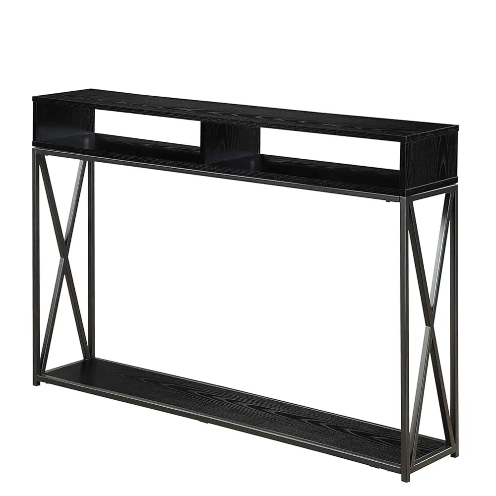 Tucson Deluxe 2 Tier Console Table 47.25"" - Modern Industrial Sofa Table With Storage Shelves, Entryway Hall Table For Living
Tucson Deluxe 2 Tier Console Table 47.25"" - Modern Industrial Sofa Table With Storage Shelves, Entryway Hall Table For Living
