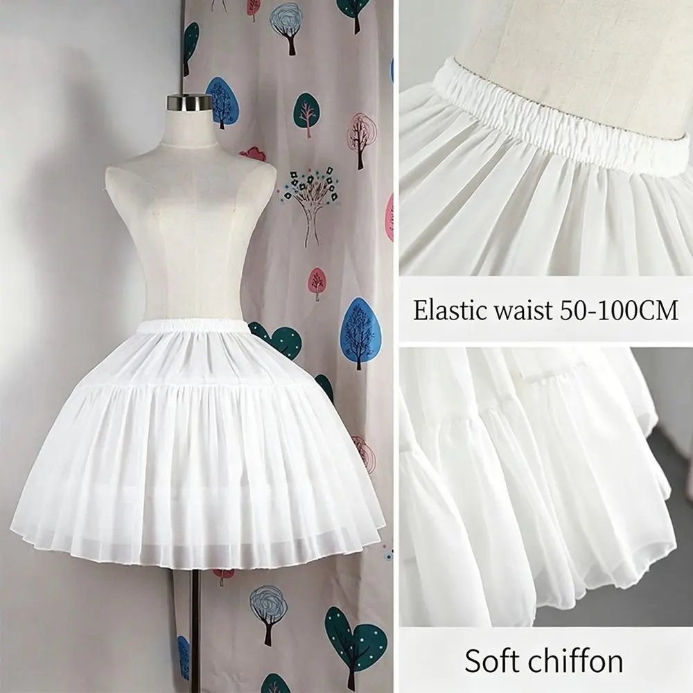 Fashion Lolita Petticoat With Hoop White Underskirt Crinoline Cosplay Adjustable Crinoline Skirt Party Dress
Fashion Lolita Petticoat With Hoop White Underskirt Crinoline Cosplay Adjustable Crinoline Skirt Party Dress