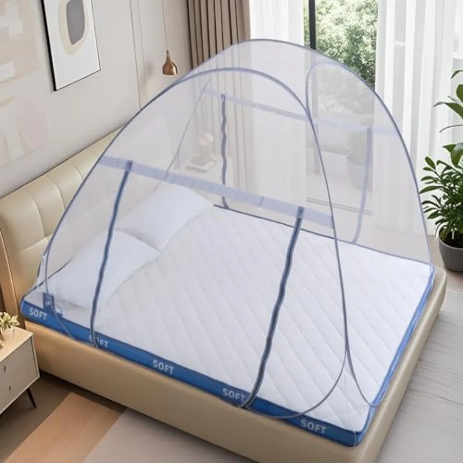 Pop-Up Mosquito Net Tent for Bed, Portable Folding Design Camping Travel Mosquito Tent with Net Bottom for Baby Adults, Easy to
Pop-Up Mosquito Net Tent for Bed, Portable Folding Design Camping Travel Mosquito Tent with Net Bottom for Baby Adults, Easy to