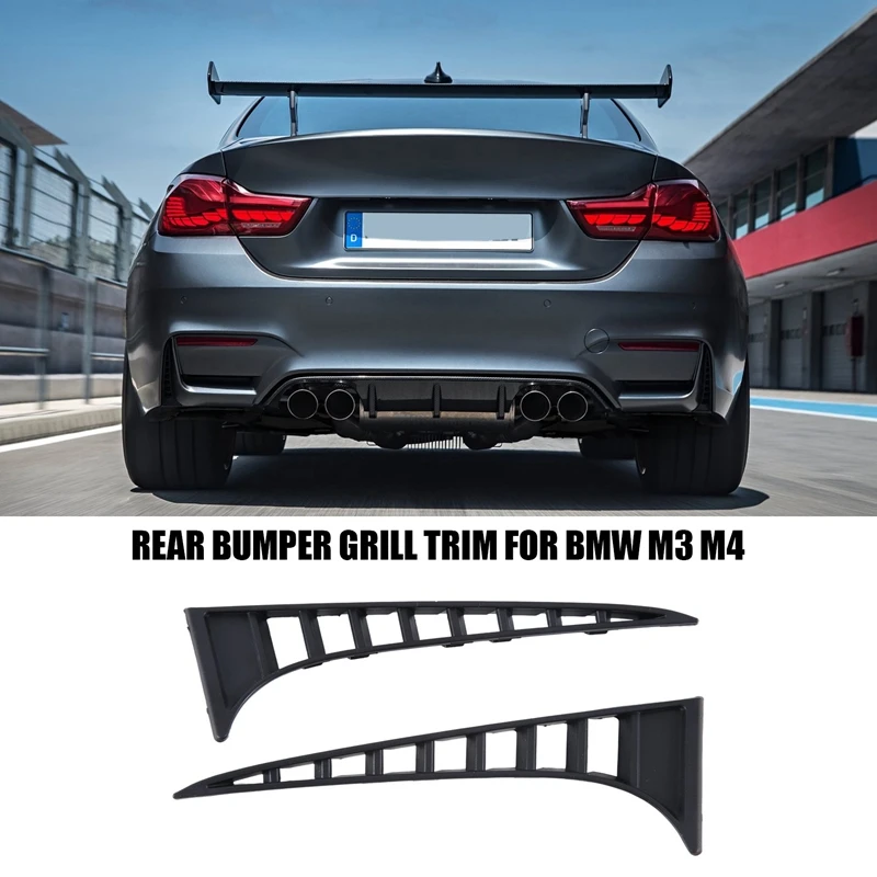 Car Rear Bumper Grill Trim Pair Set Replacement Parts For BMW 3' F80 M3 4' F82 F83 M4 51128056588/51128056587
Car Rear Bumper Grill Trim Pair Set Replacement Parts For BMW 3' F80 M3 4' F82 F83 M4 51128056588/51128056587