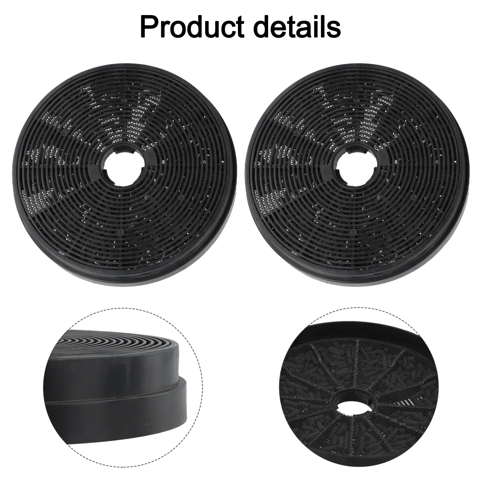 Home Appliances Activated Carbon Filters For Kitchen Freshness 175mm*175mm*35mm Black Filters Compatible Replacement
Home Appliances Activated Carbon Filters For Kitchen Freshness 175mm*175mm*35mm Black Filters Compatible Replacement