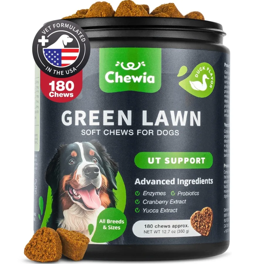 Grass Burn Spot Chews for Dogs Urine Neutralizer for Lawn Grass Savers for Dog Urine Dog Pee Lawn Spot Saver Caused by Dog Urin
Grass Burn Spot Chews for Dogs Urine Neutralizer for Lawn Grass Savers for Dog Urine Dog Pee Lawn Spot Saver Caused by Dog Urin