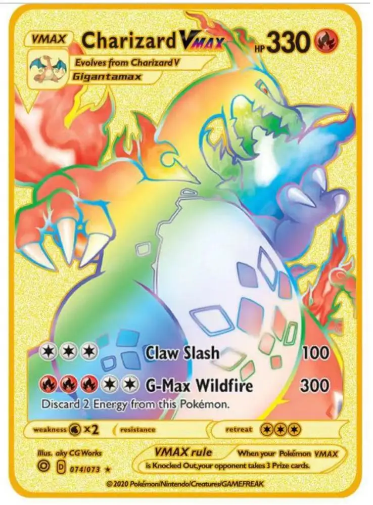 HOT! Pokemon Metal Card Anime Figure Charizard Mewtwo Battle Trading Game Collection Cards Model Toy Gifts
HOT! Pokemon Metal Card Anime Figure Charizard Mewtwo Battle Trading Game Collection Cards Model Toy Gifts