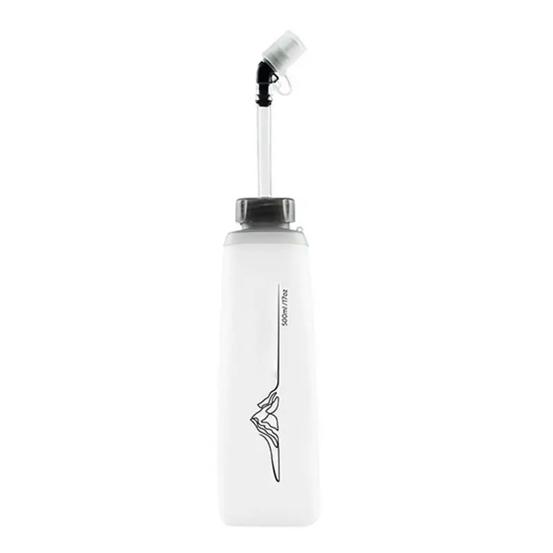 Soft Flask 500ml Folding Water Bottle Drink Bags Reusable Portable Outdoor Sports Accessory Foldable Hydration Flask With 
Soft Flask 500ml Folding Water Bottle Drink Bags Reusable Portable Outdoor Sports Accessory Foldable Hydration Flask With