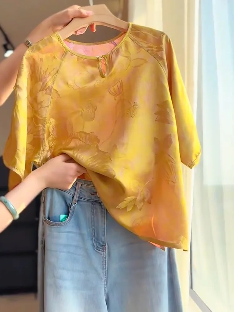 Новый китайский национальный тренд на пуговицах с вышивкой ort Sve, летний новый большой размер, моющийся Ele, универсальный для похудения...
Новый китайский национальный тренд на пуговицах с вышивкой ort Sve, летний новый большой размер, моющийся Ele, универсальный для похудения...