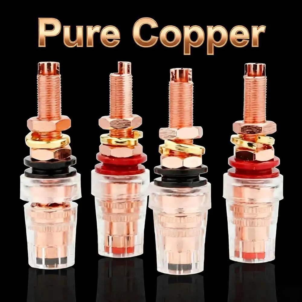 Preffair HIFI Pure Copper Binding Post Speaker Terminal Banana Plug Socket Connector
Preffair HIFI Pure Copper Binding Post Speaker Terminal Banana Plug Socket Connector