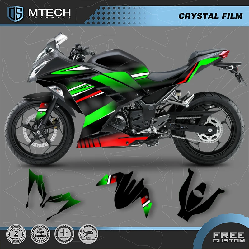 DSMTECH Motorcycle Custom Graphics Decals Stickers Kit For Kawasaki ninja 250 300 2015 2016 2017 2018 2019 2020 002
DSMTECH Motorcycle Custom Graphics Decals Stickers Kit For Kawasaki ninja 250 300 2015 2016 2017 2018 2019 2020 002