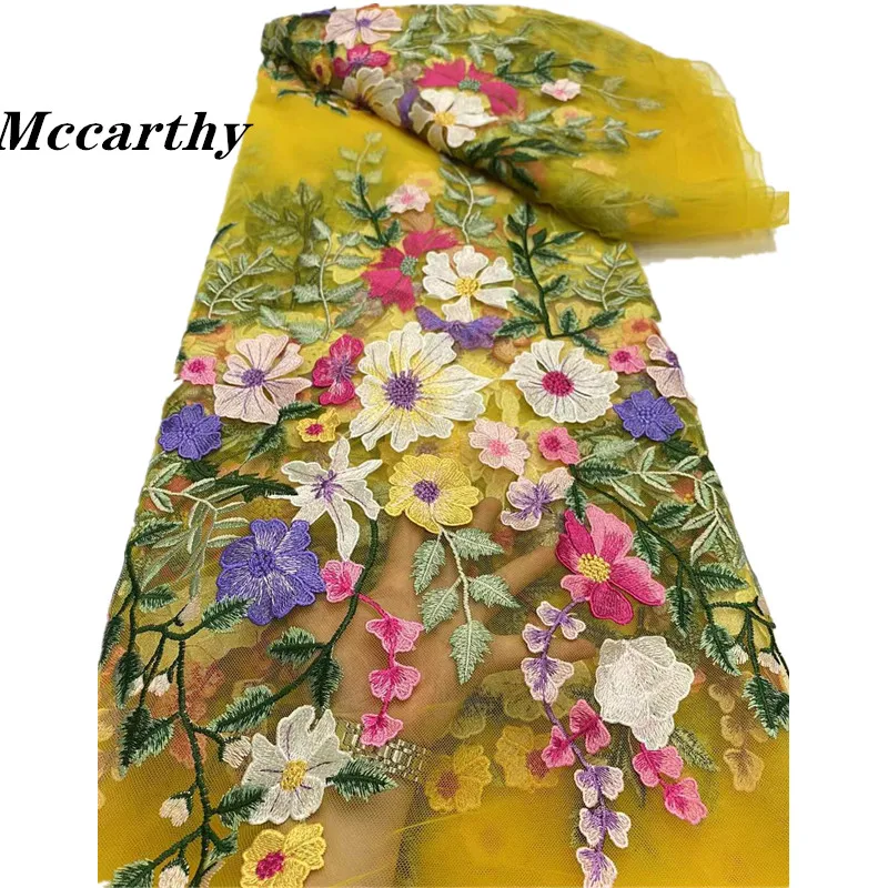 Mccarthy Tulle With 3d Flowers High Quality Nigerian Party Lace Fabric 2025 Yellow Bridal Party Lace For Sewing Dress Wedding
Mccarthy Tulle With 3d Flowers High Quality Nigerian Party Lace Fabric 2025 Yellow Bridal Party Lace For Sewing Dress Wedding