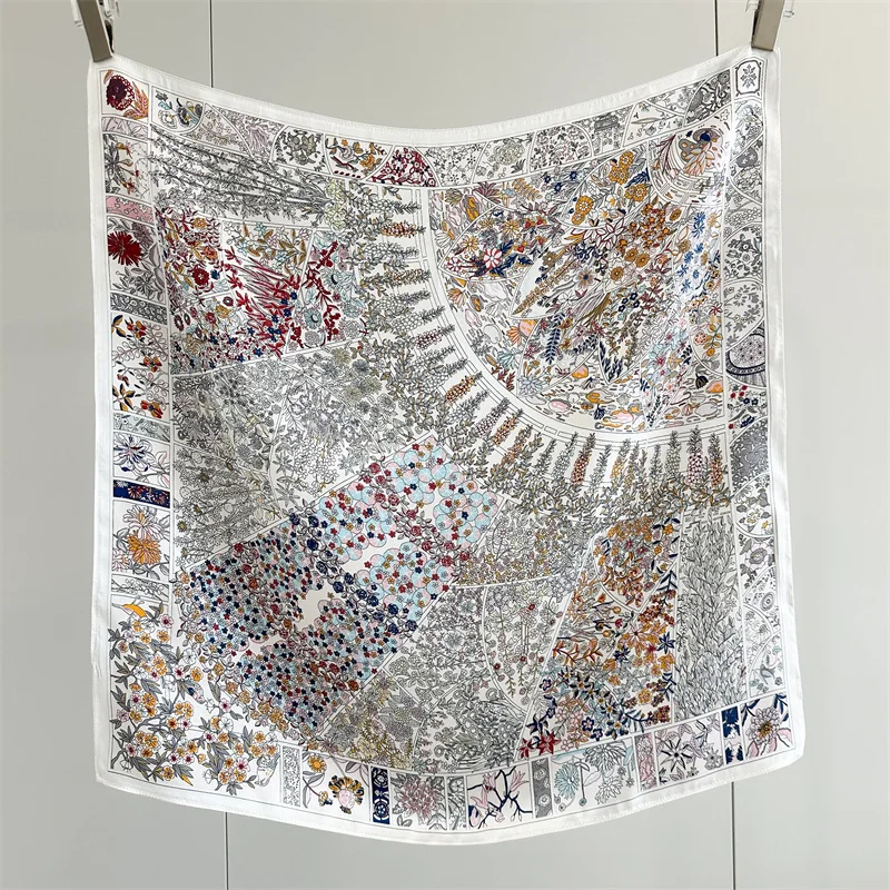 100% Mulberry Silk Scarf Luxury Women Neck Shawl Square Head Bandanas Hair Bag Accessories 65cm*65cm
100% Mulberry Silk Scarf Luxury Women Neck Shawl Square Head Bandanas Hair Bag Accessories 65cm*65cm