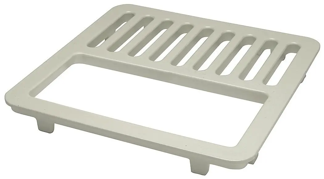Half Floor Drain Grate 8-7/8 Inch Plastic White
Half Floor Drain Grate 8-7/8 Inch Plastic White