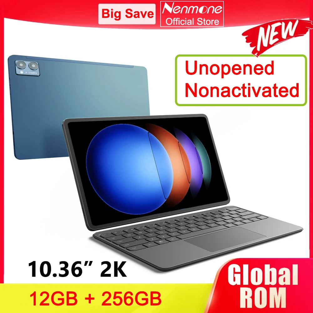 Неоткрытый новый игровой планшет Nenmone Tab16 10,36 дюйма, 2K, 12 ГБ, 256 ГБ, Unisoc T616, двойная SIM-карта 4G, дешевый планшет на базе Android для детей, подарок
Неоткрытый новый игровой планшет Nenmone Tab16 10,36 дюйма, 2K, 12 ГБ, 256 ГБ, Unisoc T616, двойная SIM-карта 4G, дешевый планшет на базе Android для детей, подарок