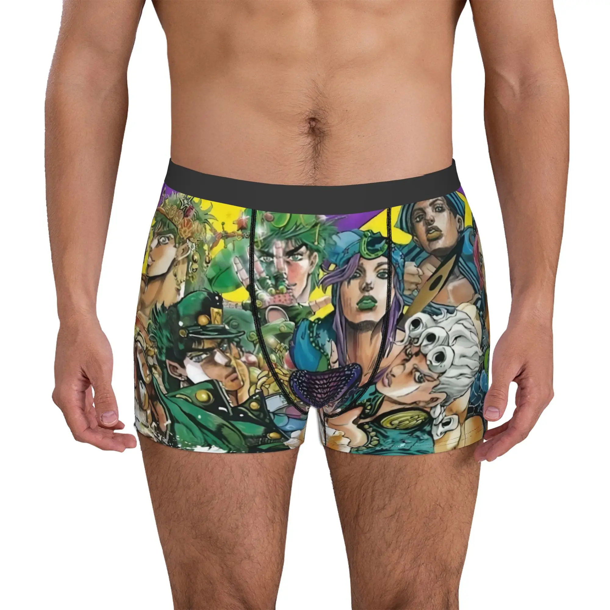 Cool Japan JoJos Bizarre Adventure Manga Boxers Shorts Panties Male Underpants Stretch Anime Briefs Underwear
Cool Japan JoJos Bizarre Adventure Manga Boxers Shorts Panties Male Underpants Stretch Anime Briefs Underwear