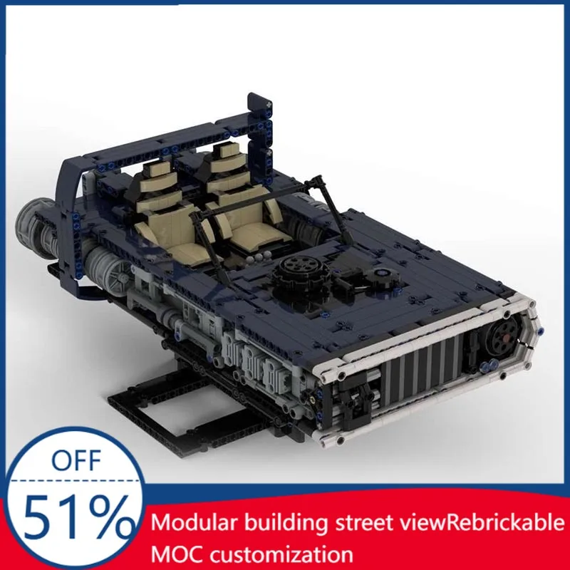 1219PCS Customize MOC Technic M-68 Landspeeder Star Battle Sci-Fi Vehicle Model Custom Building Blocks DIY Assembly Toys Display
1219PCS Customize MOC Technic M-68 Landspeeder Star Battle Sci-Fi Vehicle Model Custom Building Blocks DIY Assembly Toys Display