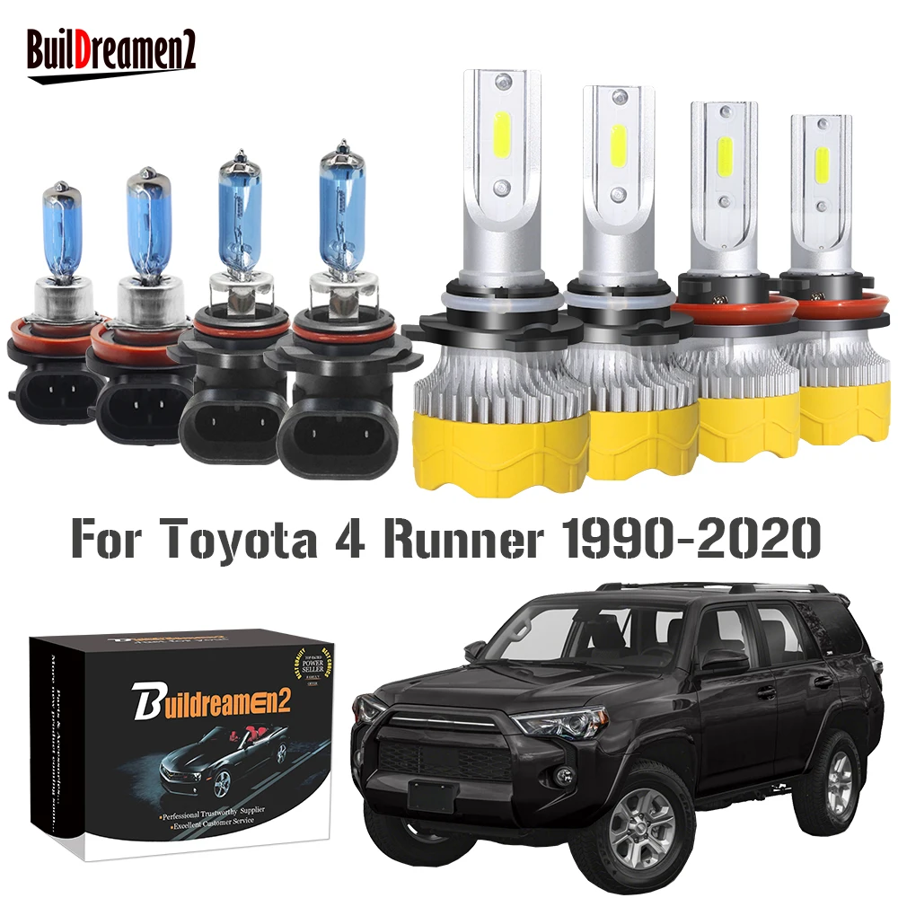 4 шт. передняя фара автомобиля дальнего ближнего света для Toyota 4 Runner 4 Runner 1990-2020, галогенная светодиодная лампа дальнего света, яркая
4 шт. передняя фара автомобиля дальнего ближнего света для Toyota 4 Runner 4 Runner 1990-2020, галогенная светодиодная лампа дальнего света, яркая