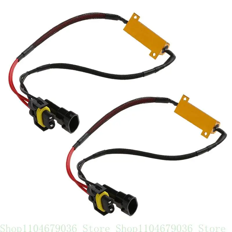 2pcs/set 50W H8 H11 Led Load Resistor Flicker Decoders Warning Canceler Bypass Wiring Harness For LED Headlight Upgraded
2pcs/set 50W H8 H11 Led Load Resistor Flicker Decoders Warning Canceler Bypass Wiring Harness For LED Headlight Upgraded