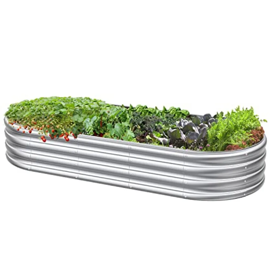 Уличная приподнятая грядка-клумба 6x2.3x1 фута для садоводства, для цветов и овощей
Уличная приподнятая грядка-клумба 6x2.3x1 фута для садоводства, для цветов и овощей