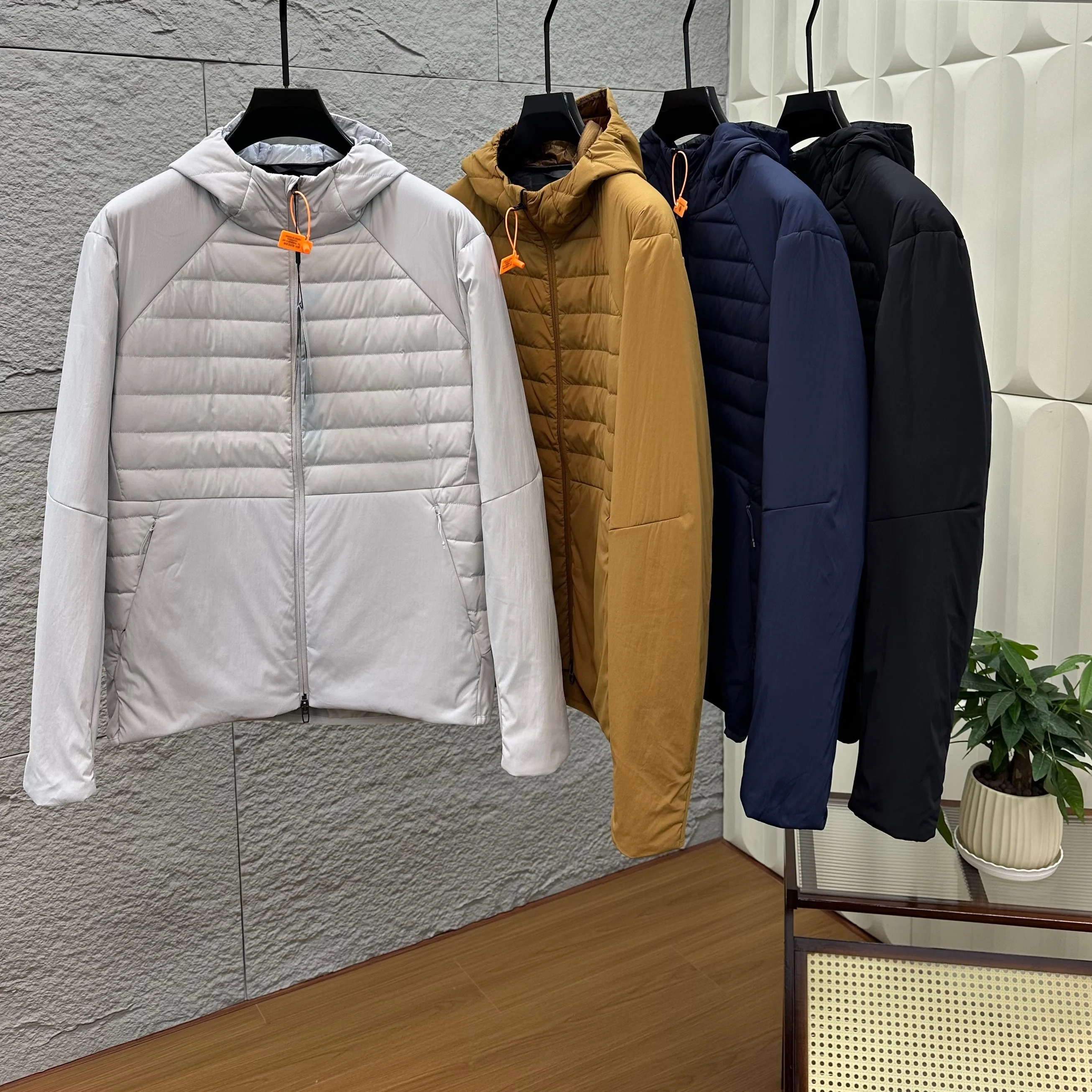 Мужское уличное легкое ду-пуховое пальто, осенне-зимнее повседневное спортивное тонкое стеганое пальто с капюшоном, обычная посадка на молнии
Мужское уличное легкое ду-пуховое пальто, осенне-зимнее повседневное спортивное тонкое стеганое пальто с капюшоном, обычная посадка на молнии