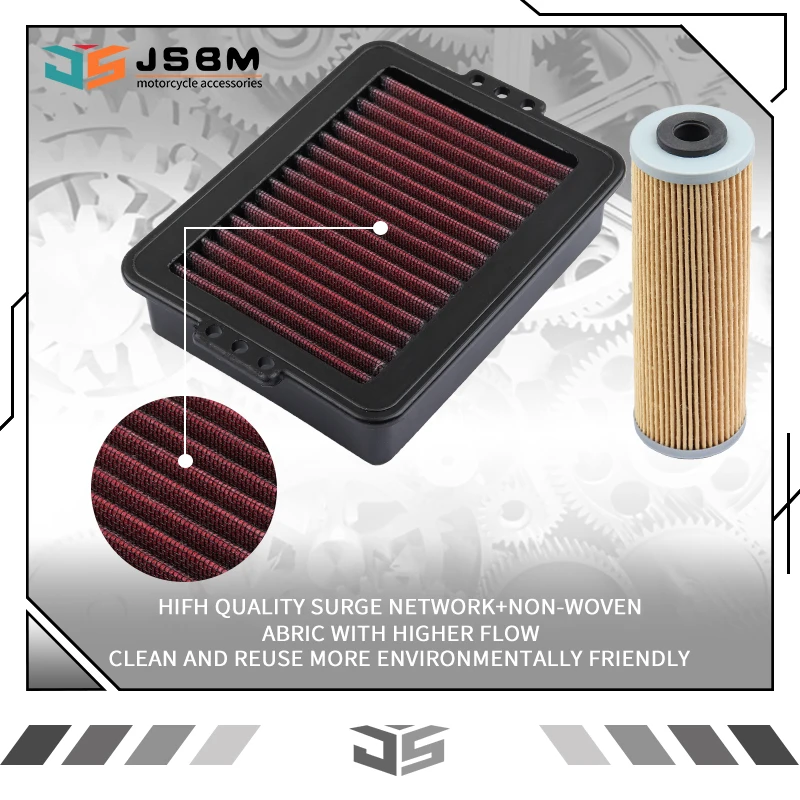 JSBM Motorcycle Accessories High Flow Air Filter Oil Filters For Kove 800X Colove ADV ZF800GY ZF800LS Engine Intake Cleaner
JSBM Motorcycle Accessories High Flow Air Filter Oil Filters For Kove 800X Colove ADV ZF800GY ZF800LS Engine Intake Cleaner