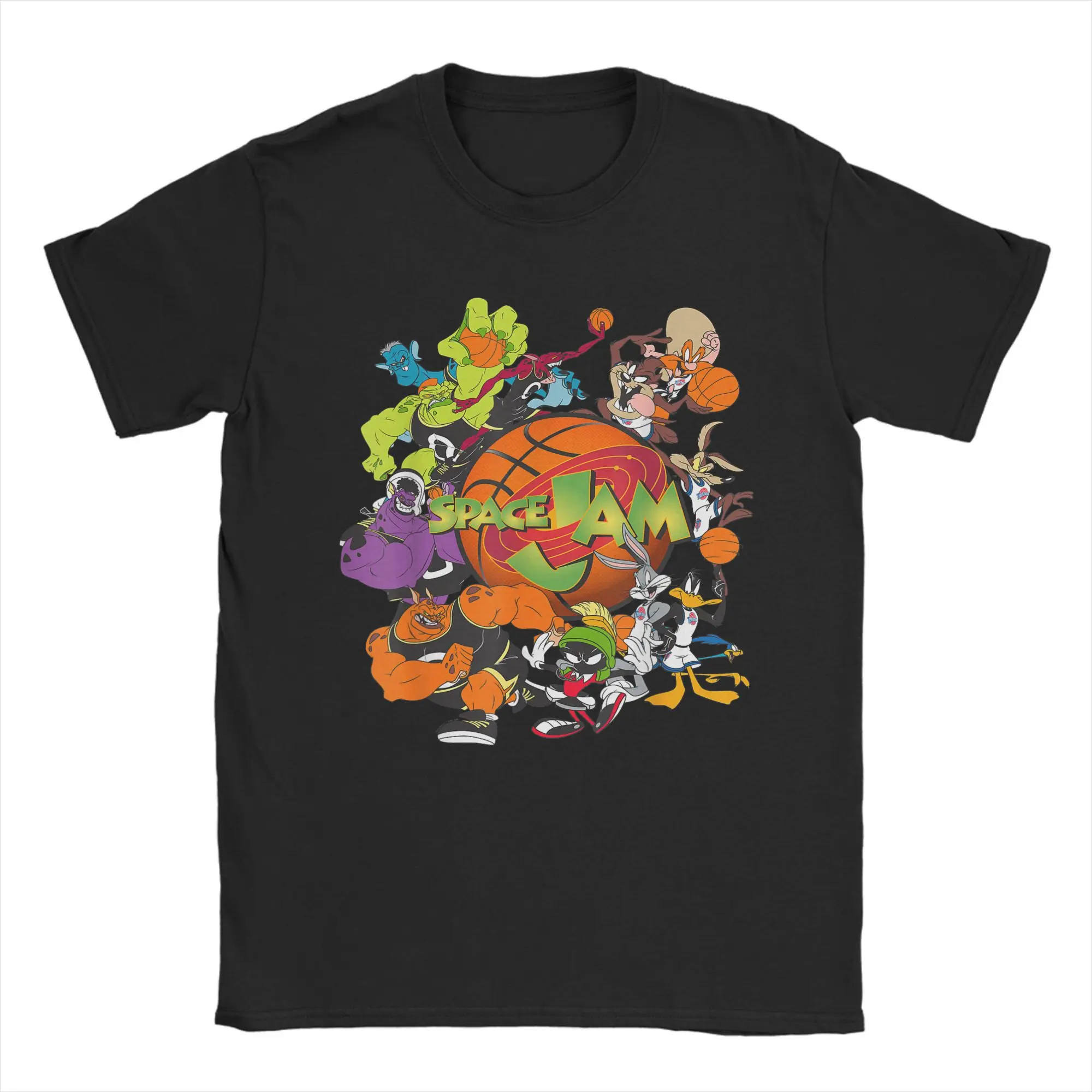 Space Jam Monstars and Tune Squad T-Shirts for Men Basketball Vintage Pure Cotton Tee Crewneck Short Sleeve T Shirts merchandise
Space Jam Monstars and Tune Squad T-Shirts for Men Basketball Vintage Pure Cotton Tee Crewneck Short Sleeve T Shirts merchandise