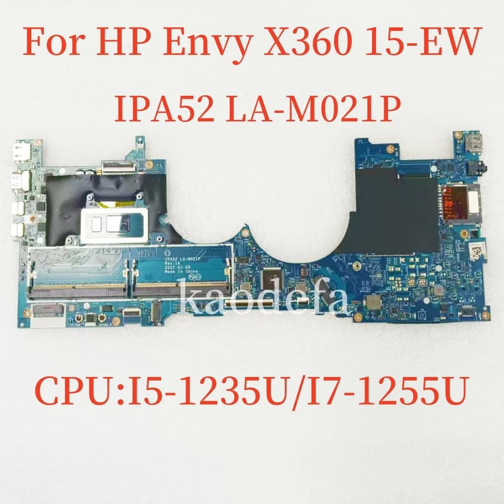 IPA52 LA-M021P для ноутбука Envy X360 15-EW, материнская плата, процессор: I5-1235U/I7-1255U, графический процессор: GN20-S7-A1 RTX2050 N09659-601, 100% тест в порядке
IPA52 LA-M021P для ноутбука Envy X360 15-EW, материнская плата, процессор: I5-1235U/I7-1255U, графический процессор: GN20-S7-A1 RTX2050 N09659-601, 100% тест в порядке