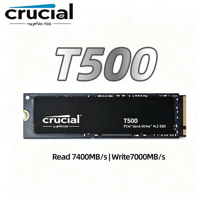 Crucial T500 1TB Solid State Drive M.2 2280 PCIe4 NVMe 7300MB/s CT1000T500SSD8 High Speed Game SSD for PS5 Desktop Laptop
Crucial T500 1TB Solid State Drive M.2 2280 PCIe4 NVMe 7300MB/s CT1000T500SSD8 High Speed Game SSD for PS5 Desktop Laptop