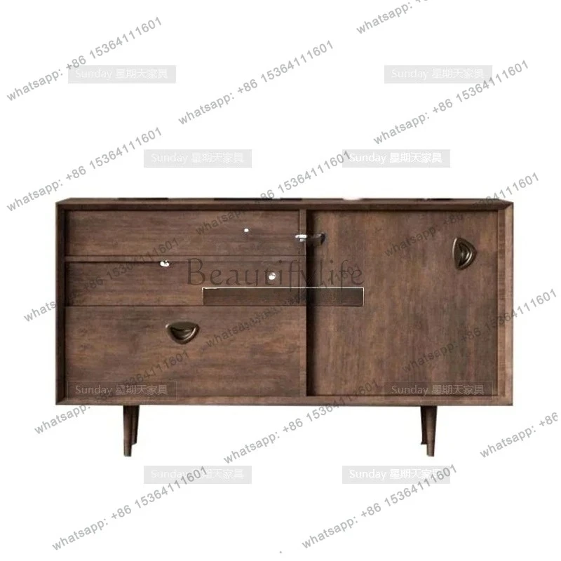 Nordic retro bucket cabinet, living room TV cabinet, solid wood wabi-sabi wind locker
Nordic retro bucket cabinet, living room TV cabinet, solid wood wabi-sabi wind locker
