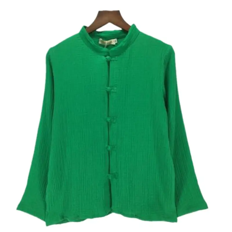 2024 New Style Vintage Comfortable Women Shirts Cotton Linen Chinese Folk Style Elegant Lady Blouse Tops Solid Female Clothing
2024 New Style Vintage Comfortable Women Shirts Cotton Linen Chinese Folk Style Elegant Lady Blouse Tops Solid Female Clothing
